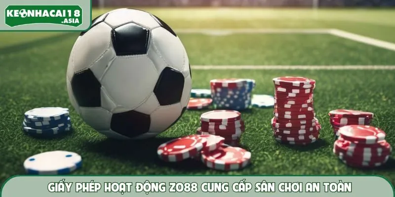 Chứng chỉ hoạt động được nhiều cơ quan hàng đầu cấp phép